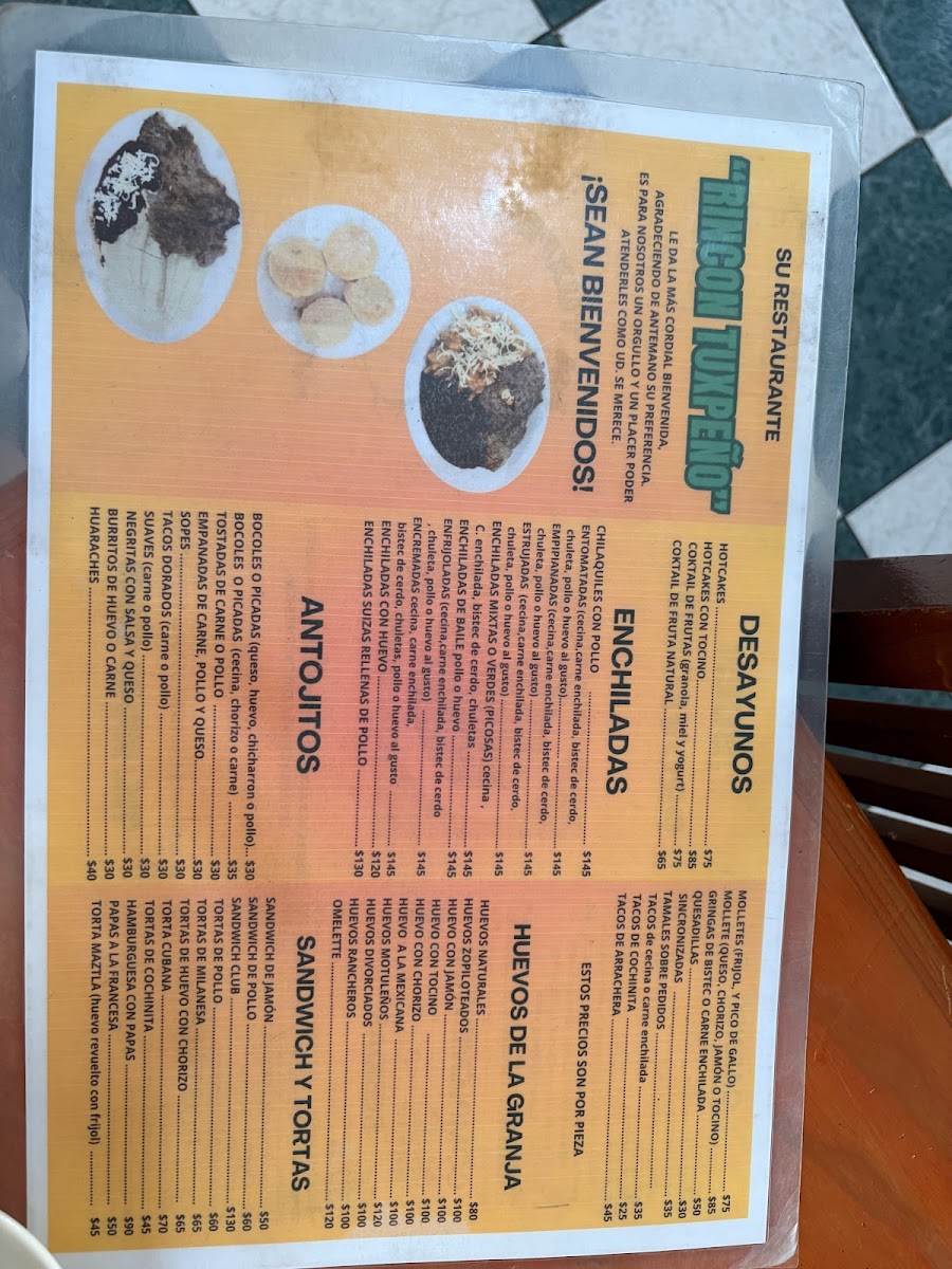 Rincón Tuxpeño Santa Rita Menu - Image 5